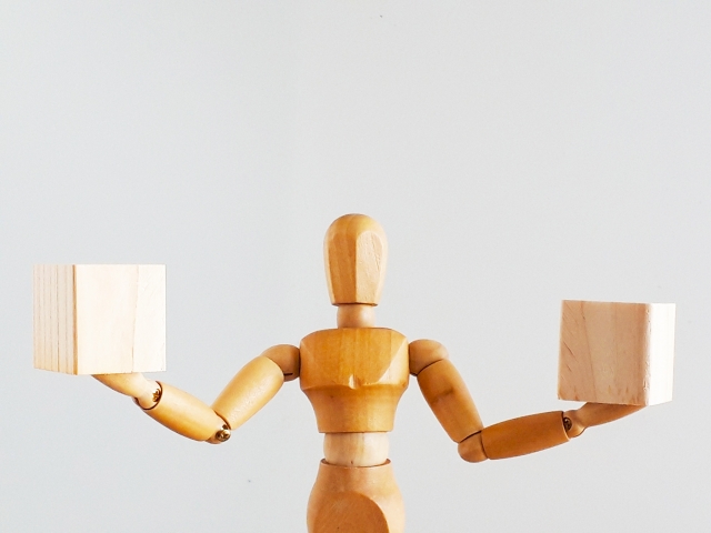 比べるイメージ