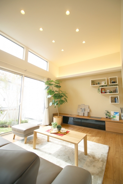 日当たりのいいリビング